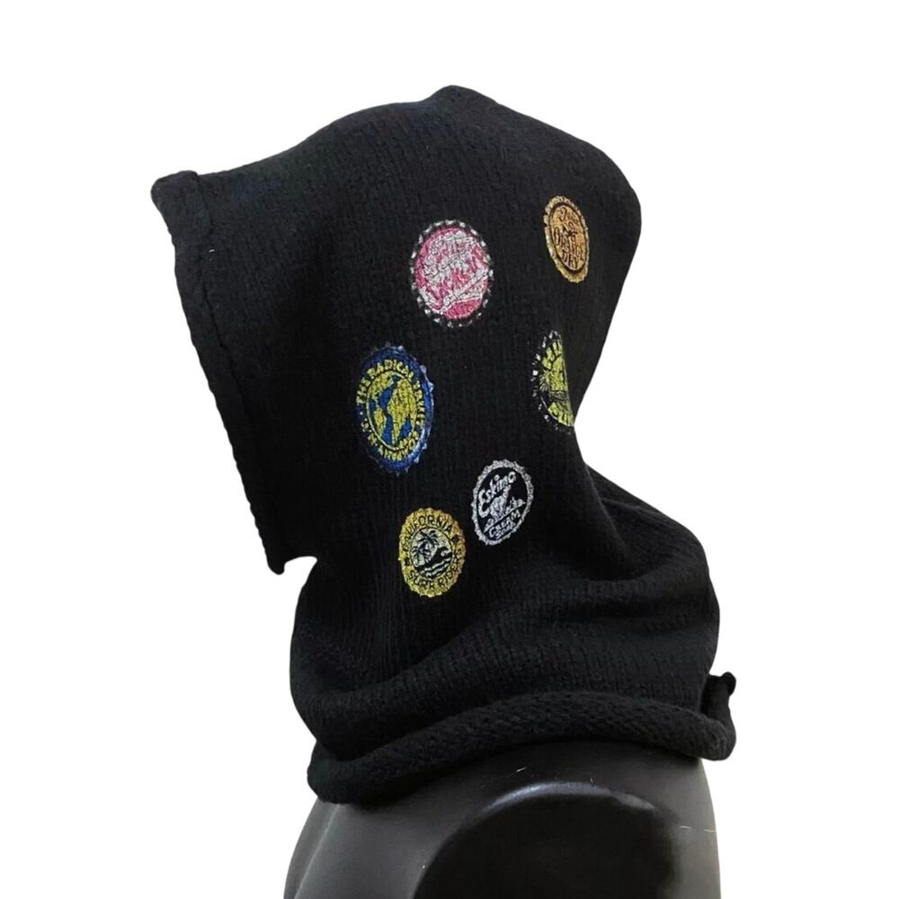 Japanese Archive Graphic Print Balaclava